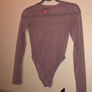 LaSenza Dusty Rose Mesh Bodysuit Never Worn